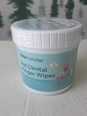 Pet Dental Finger Wipes
